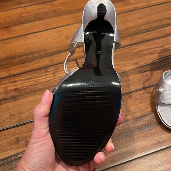 Silver Rhinestones Women's Heels - Picture 6 of 6